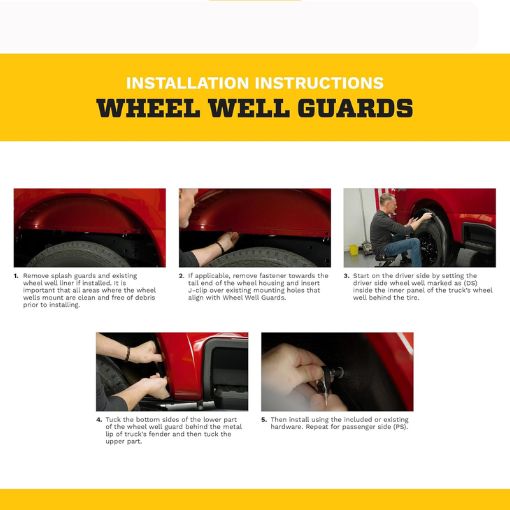 Well Guard Heavy-Duty Wheel Well Guards