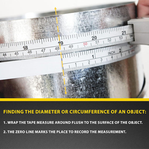 Magnetic Pi Diameter Circumference Tape Measure