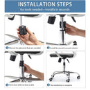 No-Tool Office Chair Cylinder Clamps (Stop Chair From Sinking)