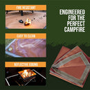 Outdoor Portable Fire Pit Mat for Under Grills