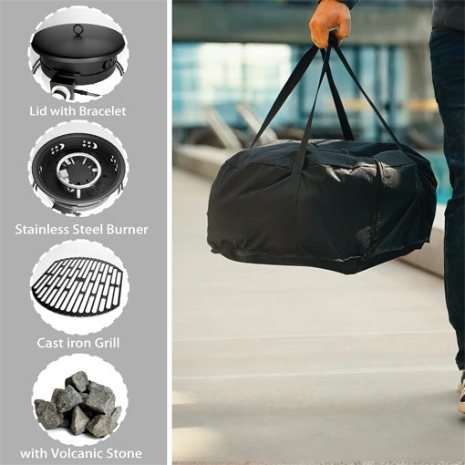 Portable Propane Gas Fire Pit