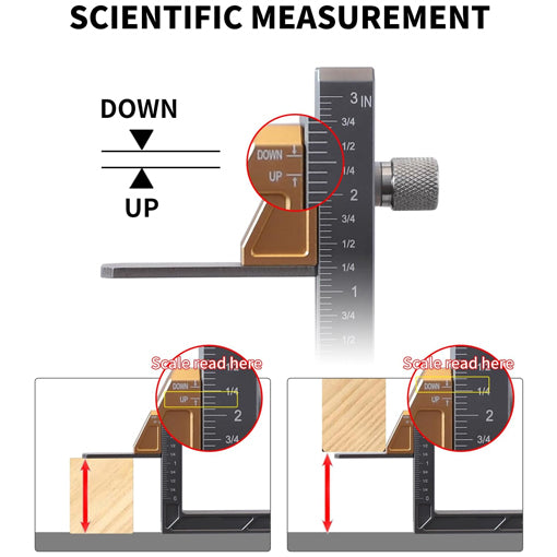 Router Table Height Gauge