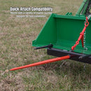 Tractor Bucket Hay Bale Spear Frame Attachment
