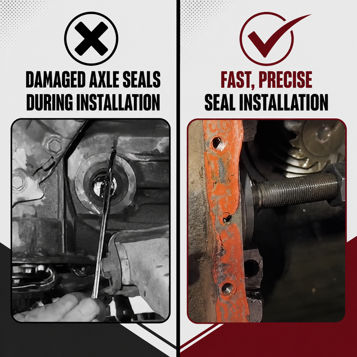 Heavy-Duty Inner Axle Side Seal Installation Tool