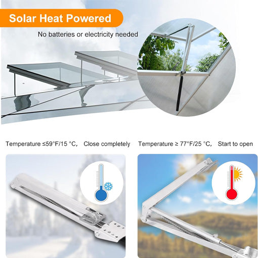 Automatic Greenhouse Vent Opener