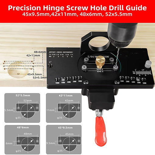Quick Clamp Metal Concealed Hinge Jig