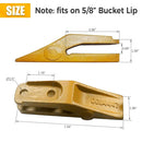 Skid Steer Bolt-on Trenching Bucket Teeth