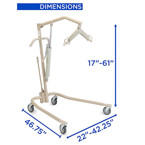 Lightweight Hydraulic Patient Lift