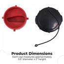 RV Universal Drain Hose Bayonet Drip Cap Set