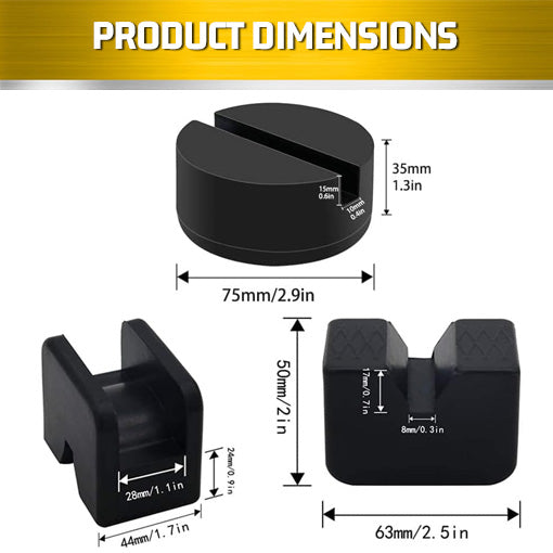 Universal Jack Pad Adapter Set