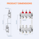 Radiant Floor Heating Manifold Kit