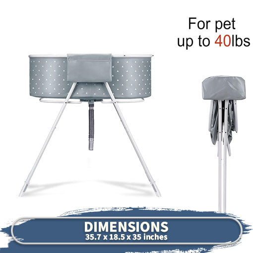 Portable Dog Bath Tub and Wash Station