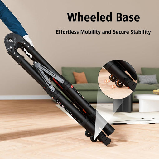 Heavy Duty 16.5 FT Telescoping A-Frame Ladder