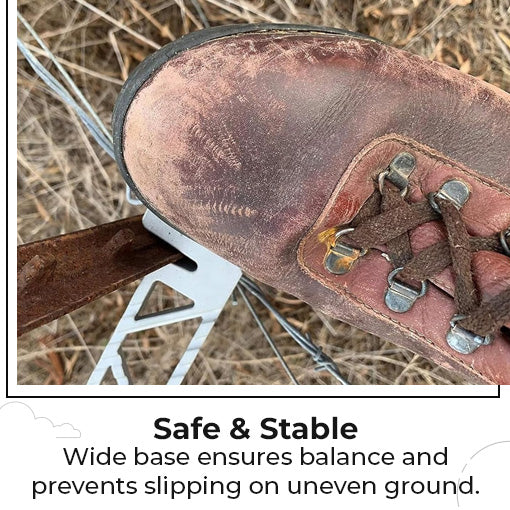 Portable T-Post Fence Step