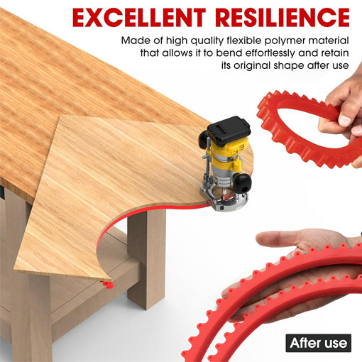 Flexible Router Edge Guide