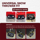 Universal Roller Skid Snow Thrower Shoes