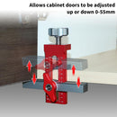 2-in-1 Adjustable Cabinet Door Installation Positioner