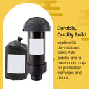 Outdoor Septic and Sewer Vent Stack Pipe Filter