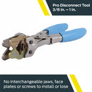 3/8" to 1" Adjustable Push-to-Connect Pipe Disconnect Tool