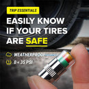 32-35 PSI Easy-to-Read Car Tire Pressure Indicator Caps