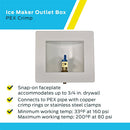 Ice Maker Outlet Box