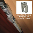 Bumperless Hinge Pin Stop