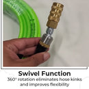 Air Hose Brass Swivel Coupler