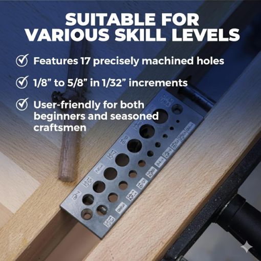 Heavy Duty Dowel Maker Plate