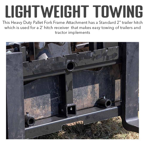 Heavy Duty Pallet Fork Frame Attachment