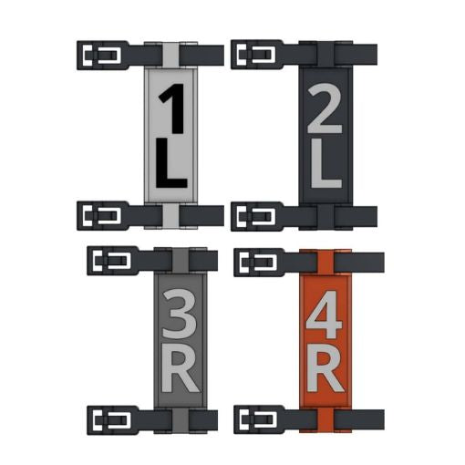 Hydraulic Line Labels