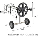 Inground Pool Cover Reel Set