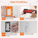 Low Voltage Mounting Bracket Template