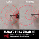 Magnetic Drill Straight Hole Guide Attachment