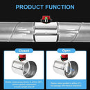Motorized HVAC Duct Volume Backdraft Damper