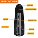 Portable US Standard Foot Measurement Device