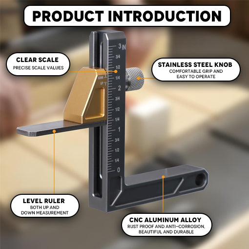 Router Table Height Gauge