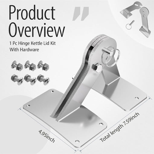 Stainless Lid Hinge Kit