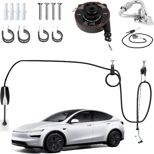 Universal EV Overhead Retractable Cable Management System