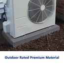 Mini Split Pad for Ductless Air Conditioner Heat Pump Systems