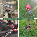 1000lbs Portable Drill Winch with Lift Sling & Tie Down Straps