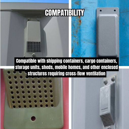 12-Pack Shipping Container Air Vent Kit