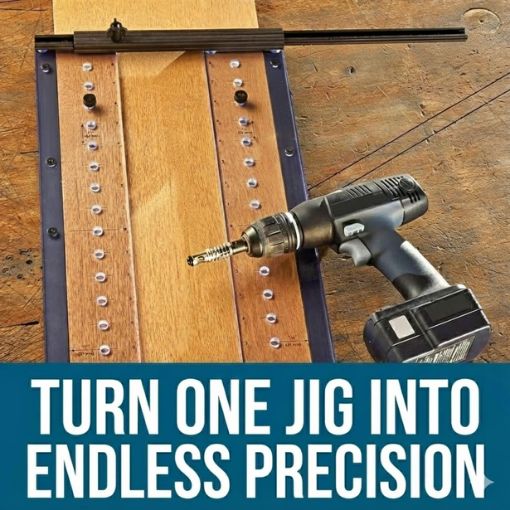 24-inch Adjustable Straight Holes Shelf Drilling Jig