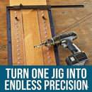 24-inch Adjustable Straight Holes Shelf Drilling Jig