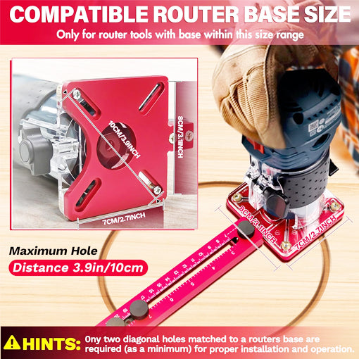 4-in-1 Router Milling Groove Bracket