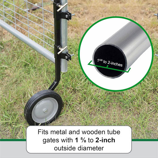 Anti-Sag Tall Farm Gate Wheel
