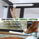 Automatic Smooth Door Closer with Touch-Hold Button