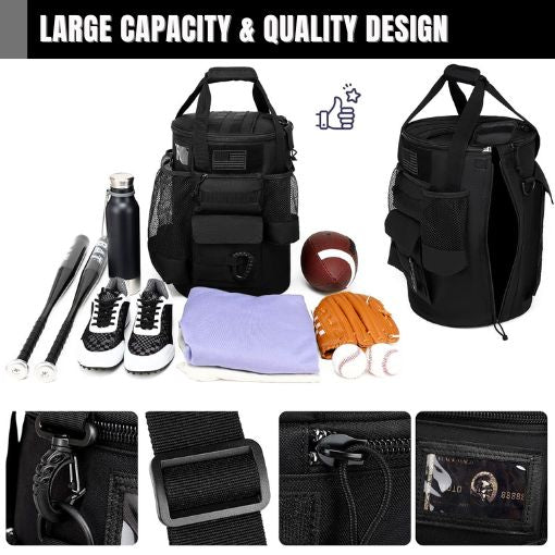 Baseball Bucket Bag