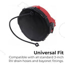 RV Universal Drain Hose Bayonet Drip Cap Set