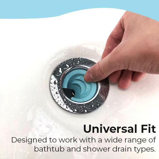 No-Hair Catch Bathtub Drain Funnel