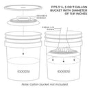 Universal Bucket Insert Airtight Lid